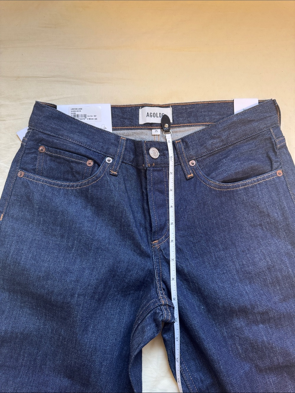Agolde Low Rise Loose Jeans - Picture 5 of 8